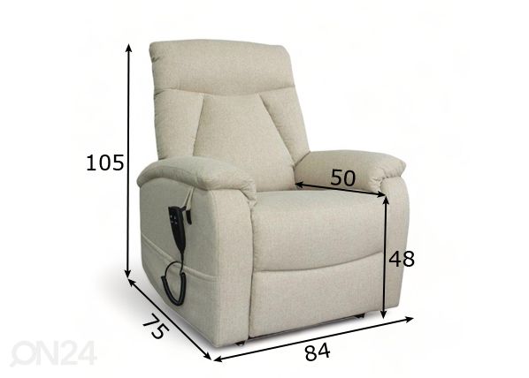 Mekanismituoli Sampo recliner mitat
