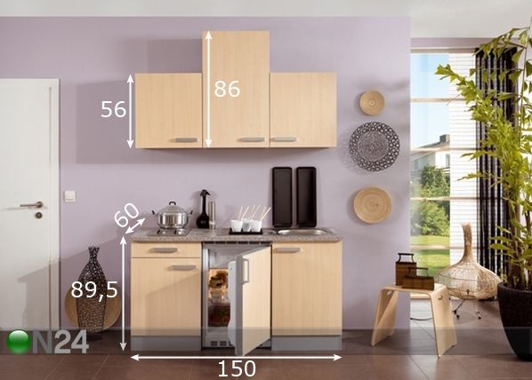 Minikeittiö TAINA mitat