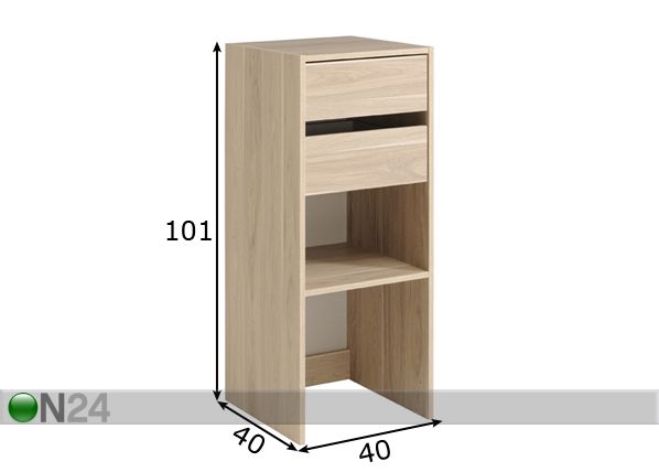 Moduuli laatikoilla EASY DRESS 40 cm mitat