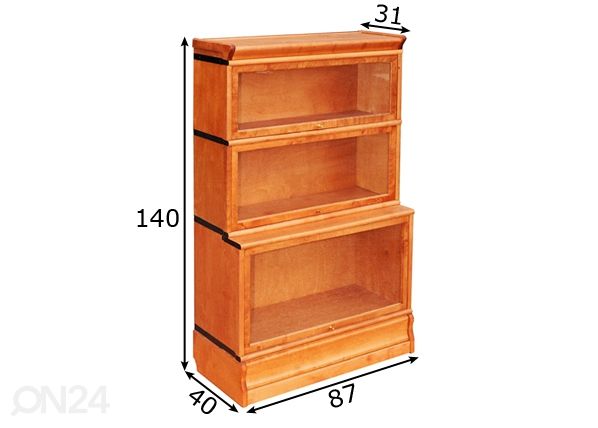 Moduulihylly mitat