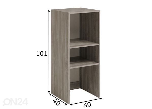 Moduulihylly EASY DRESS 40 cm mitat