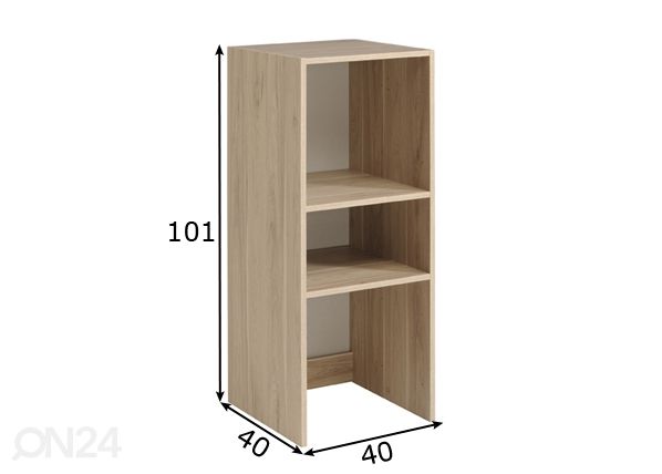 Moduulihylly EASY DRESS 40 cm mitat