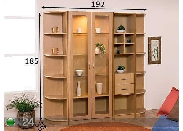 Moduulihylly TÄHTI K46 mitat