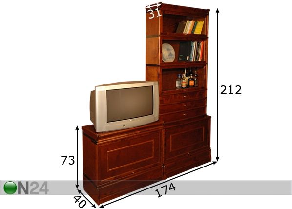 Moduulihyllysetti mitat