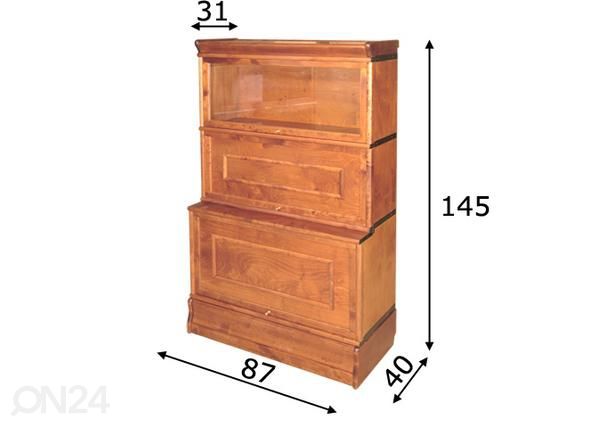 Moduulihyllystö mitat