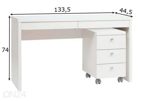 Monitoimipöytä IDA mitat