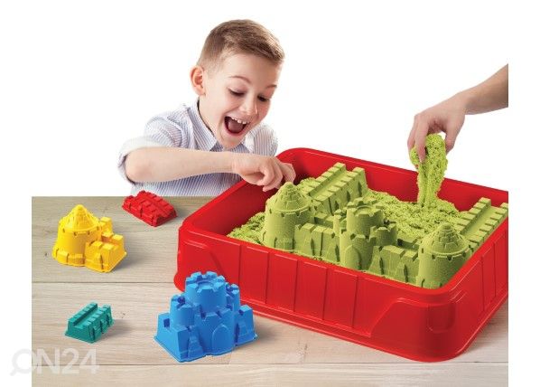 Muovailuhiekka Castle setti alustalla 5 osaa Gerardo's Toys Secret Sand 750 g