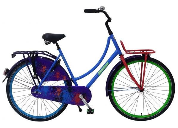 Naisten kaupunkipyörä SALUTONI 28 tuumaa 56 cm