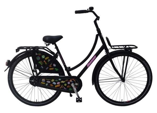 Naisten kaupunkipyörä SALUTONI Badges 28" 56 cm