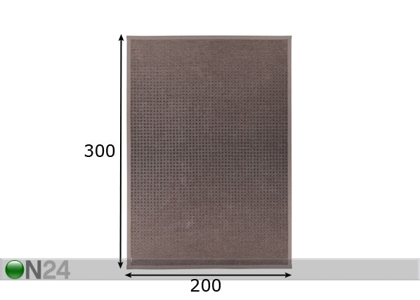NARMA newWeave® chenillematto HELME LINEN 200X300 cm mitat