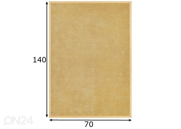 Narma smartWeave® matto Vivva gold 70x140 cm mitat