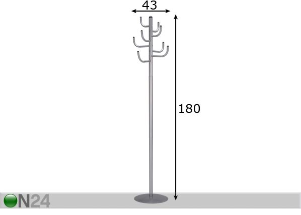 Naulakko CACTUS mitat