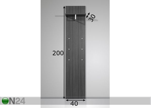 Naulakko QUADRO mitat