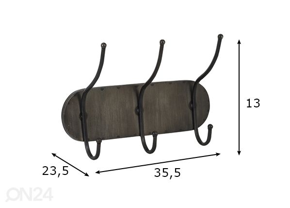 Naulakko Spito mitat