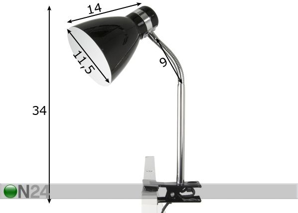 Nipistinvalaisin STUDY mitat