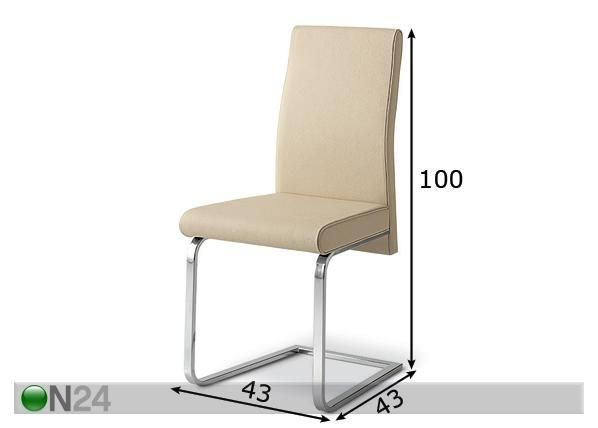 Nojatuoli mitat