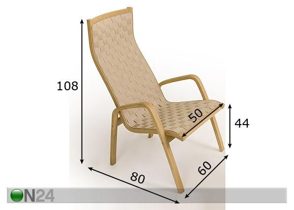 Nojatuoli GINA mitat