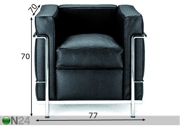 Nojatuoli LOFTY -1 mitat