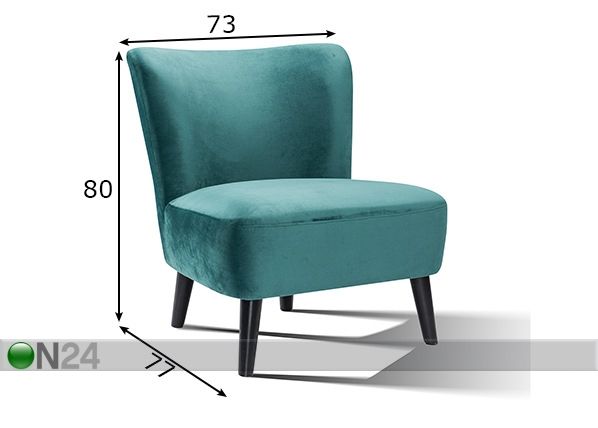 Nojatuoli Sit mitat