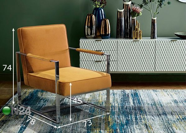 Nojatuoli Sofa mitat