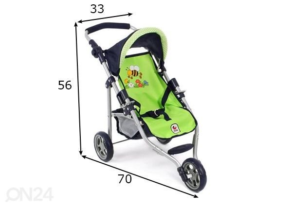 Nukenvaunut Chic Lola mitat