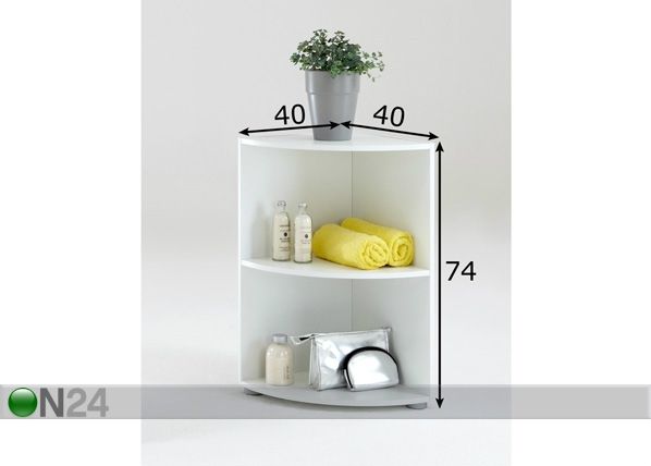 Nurkkahylly ECKI 1 mitat