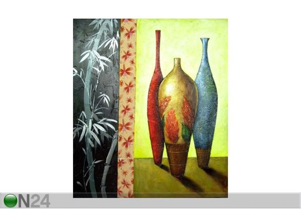 Öljymaalaus kankaalla VAASIT 50x50 cm