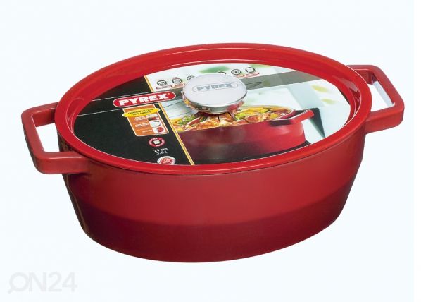 Ovaali valurautapata 3,8 l