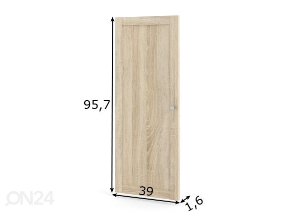 Ovi Basic hyllyyn mitat