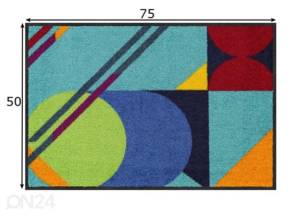 Ovimatto Aarhus 50x75 cm mitat