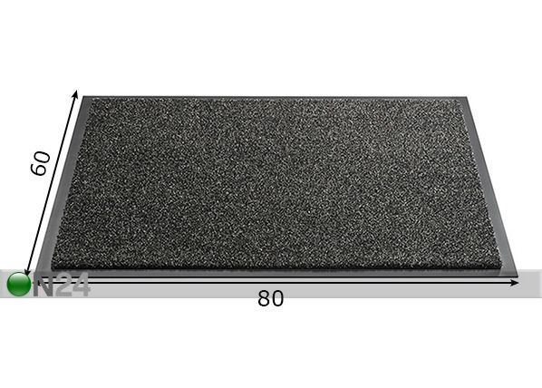 Ovimatto Briljant 60x80 cm mitat