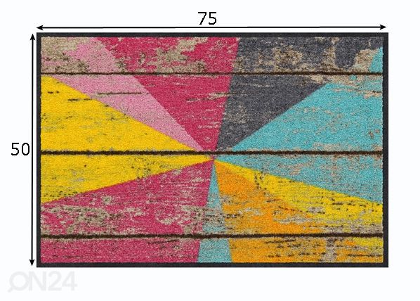 Ovimatto Graphic Wood 50x75 cm mitat