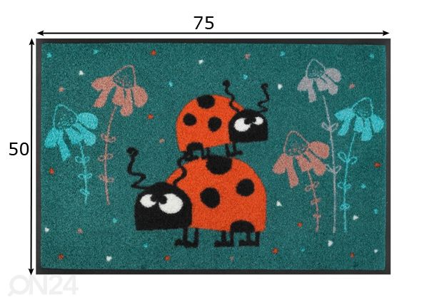 Ovimatto Lise & Morten 50x75 cm mitat