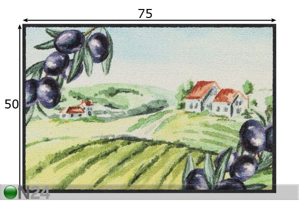 Ovimatto Luca 50x75 cm mitat