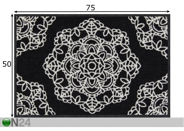 Ovimatto Mandala Lace 50x75 cm mitat