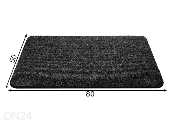 Ovimatto Mega Rib 50x80 cm mitat