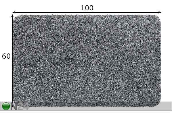 Ovimatto Natuflex 60x100 cm mitat