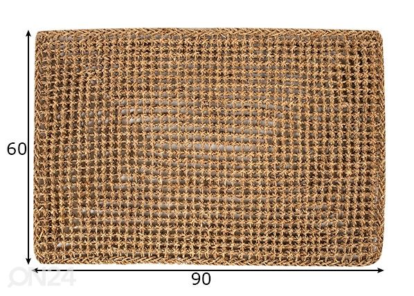 Ovimatto Nature 60x90 cm mitat