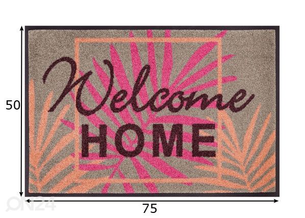 Ovimatto Paradise Home 50x75 cm mitat