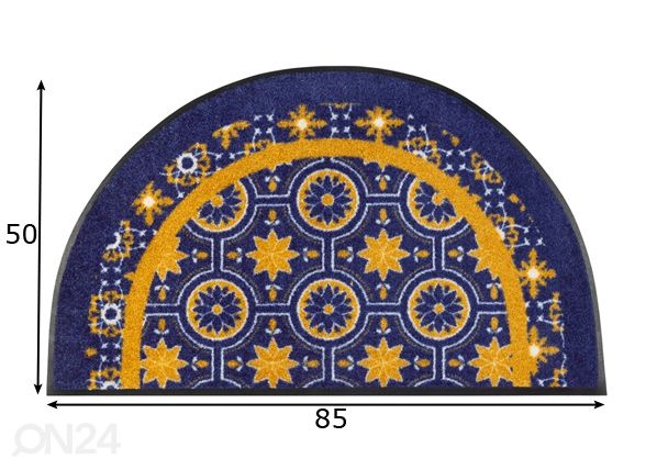Ovimatto Round Azulejo 50x85 cm mitat