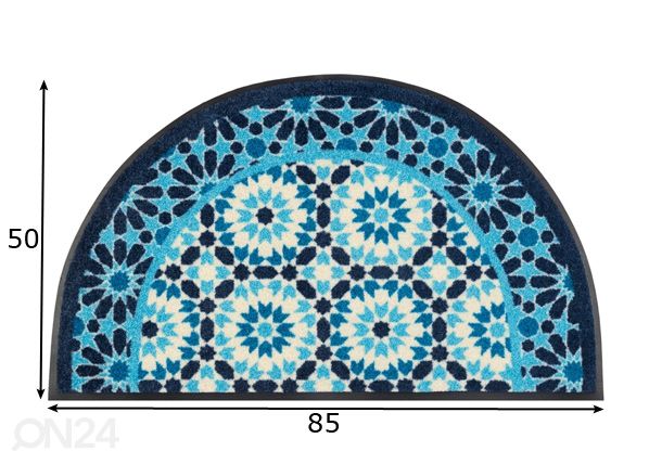 Ovimatto Round Oriental 50x85 cm