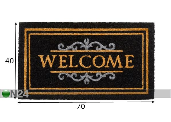 Ovimatto RUCO CLASSIC-WELCOME 40x70 cm mitat