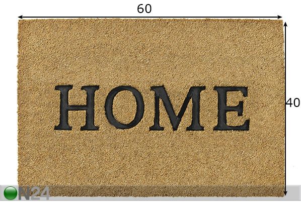 Ovimatto Ruco Embosse Rubber 40x60 cm mitat