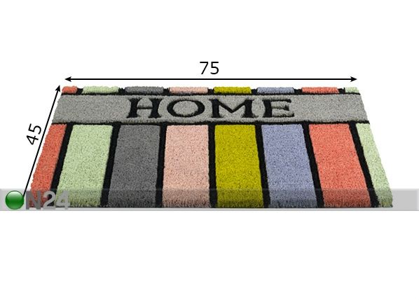 Ovimatto Ruco Style 45x75 cm mitat