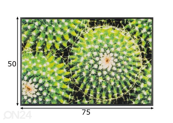 Ovimatto SPINY GREEN 50x75 cm mitat