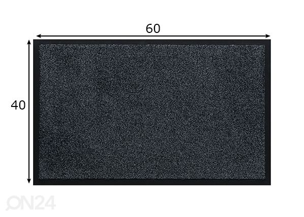 Ovimatto WATERGATE 40x60 cm mitat