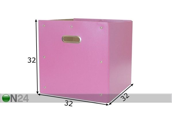 Pahvilaatikko Box 32x32 cm mitat