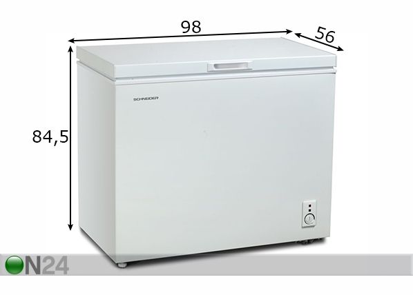 Pakastearkku SCHNEIDER mitat