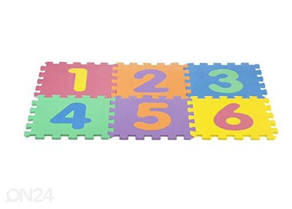 Palapelimatto Numrot 32x32, 6 kpl