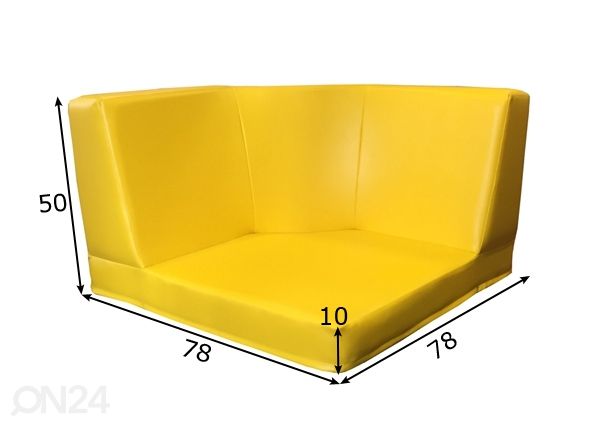 Pallomeren osa Dry Pool mitat